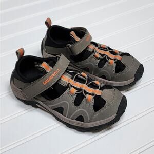 Merrell Kids Hydro Teton Hiking Sandals Size 12 Kids Gunsmoke